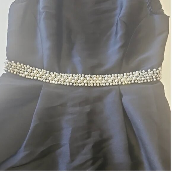 kate spade pearl crystal black mikado dress size 8 like new no tags - Picture 10 of 15